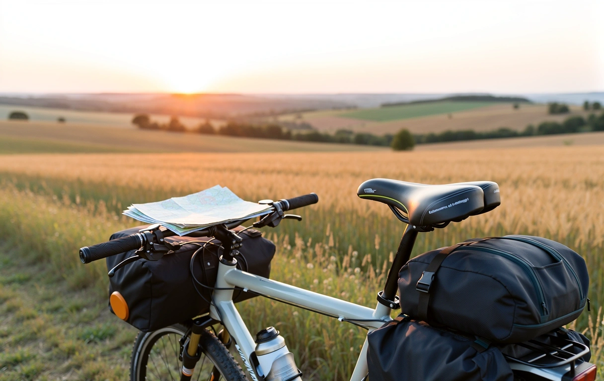 Bicicletă de touring cu șa gel North Plain